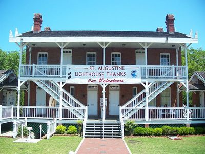 St. Augustine Lighthouse: Front of the old Keeper's Quarters